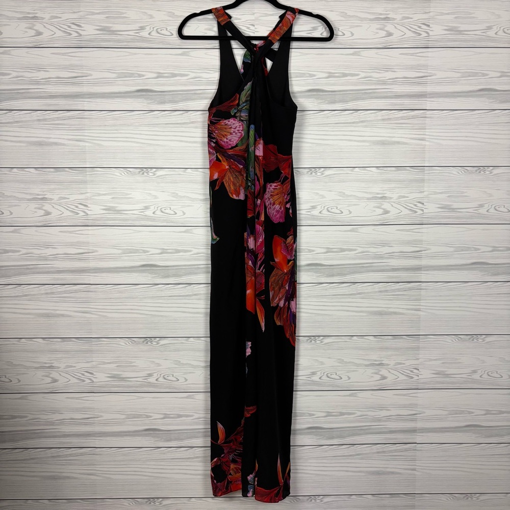 Maeve Anthropologie 100% Silk Cayman Maxi Dress Floral Size XXS - Picture 3 of 9